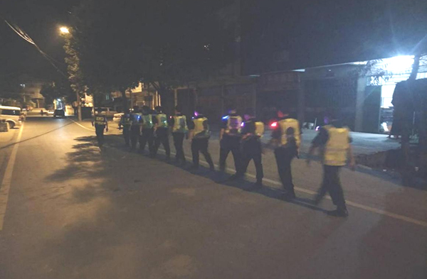 2018年10月參與政府部門打黑除惡整治活動